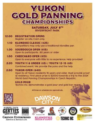 Yukon Gold Panning Championships Dawson City 